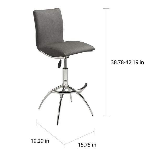 New Spec Madison Adjustable Swivel Bar Stool (Set of 2)