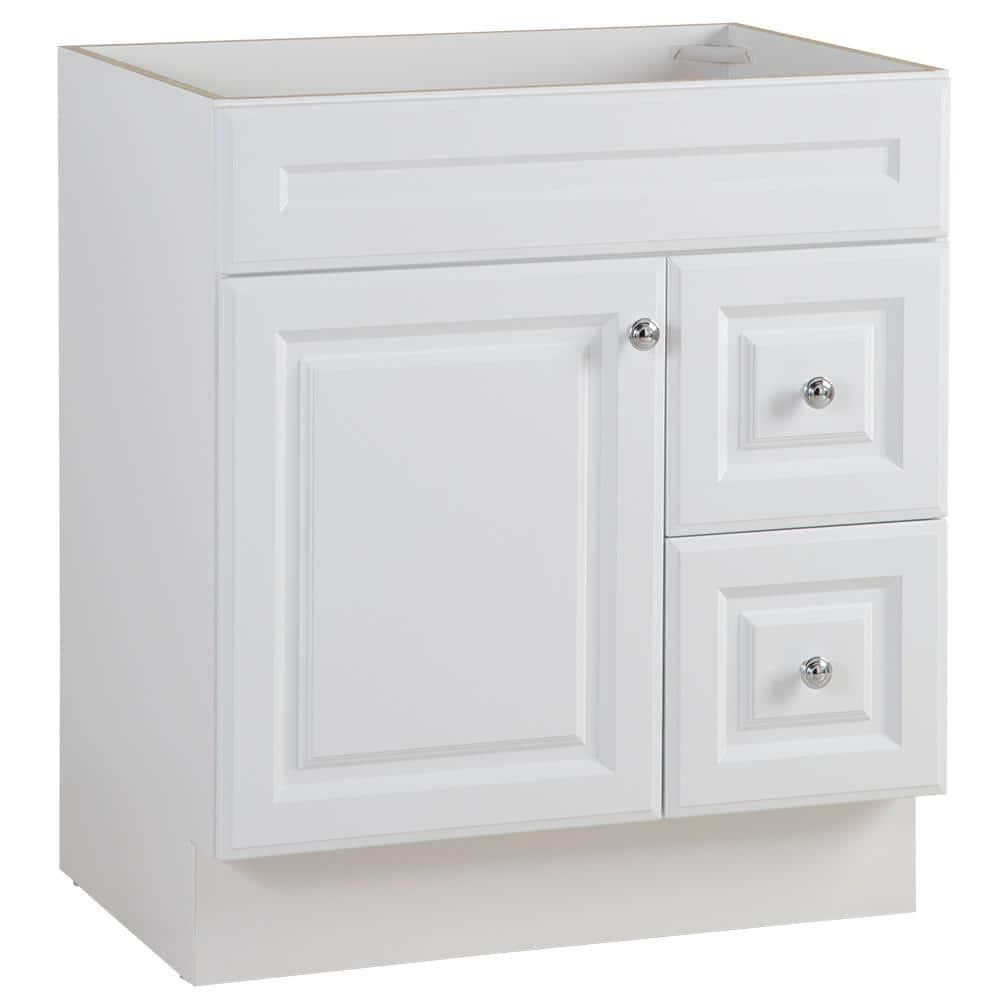 Glacier Bay Glensford 30 in W x 2165 in D x 3421 in H Bath Vanity Cabinet Only in White