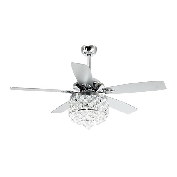 52 in Indoor Crystal Chandelier Ceiling Fan with Light and Remote Control - 52 in Shopping - The Best Deals on Ceiling Fans | 38641167