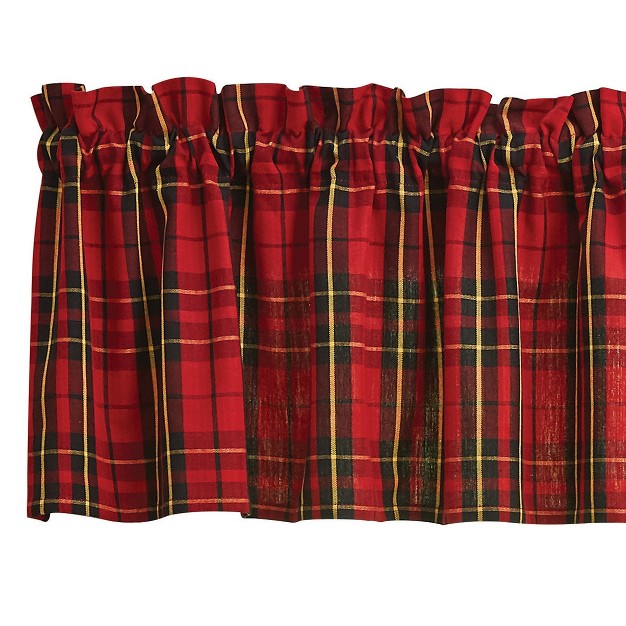 Park Designs Sportsman Plaid Valance 72 x27 x27 l