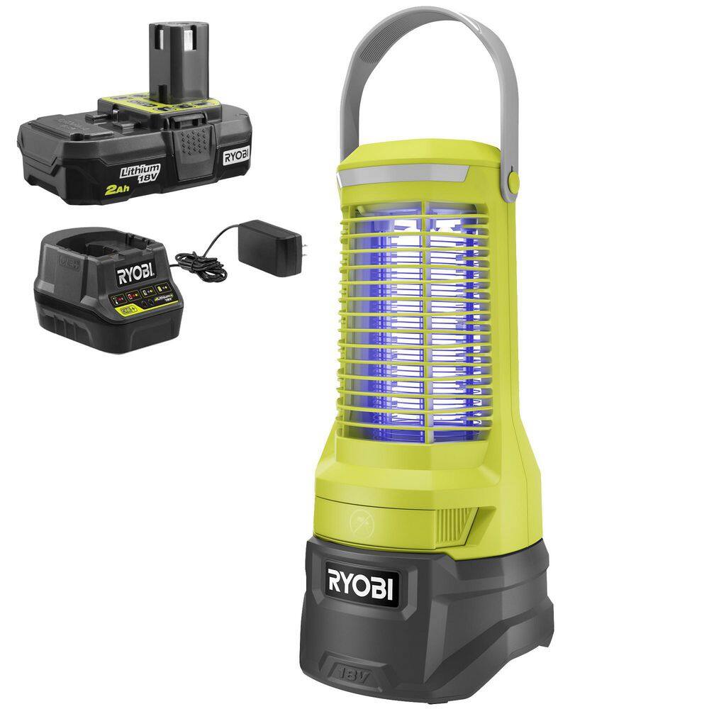 RYOBI ONE+ 18-Volt Cordless Bug Zapper with 2.0 Ah Battery and Charger P29140