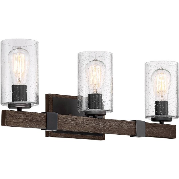 3 light Fixture Seedy Glass For Bedroom Bathroom Vanity Living Room