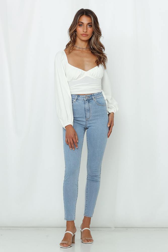 Live Wire Crop White