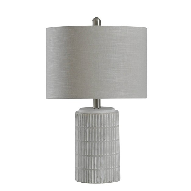 Joni Table Lamp Distressed Gray Stylecraft