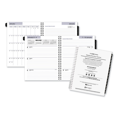 DayMinder Executive Weekly/Monthly Refill， 8.75 x 7， 2022 (G54550)