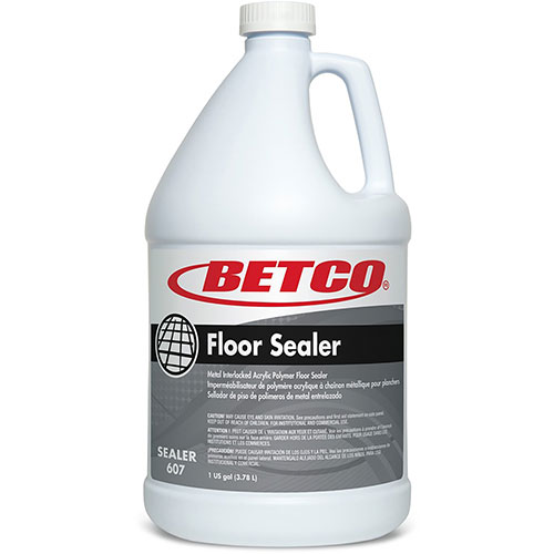 Betco Acrylic Polymer Floor Sealer - Liquid - 128 fl oz (4 quart) - Characteristic ScentBottle - 4