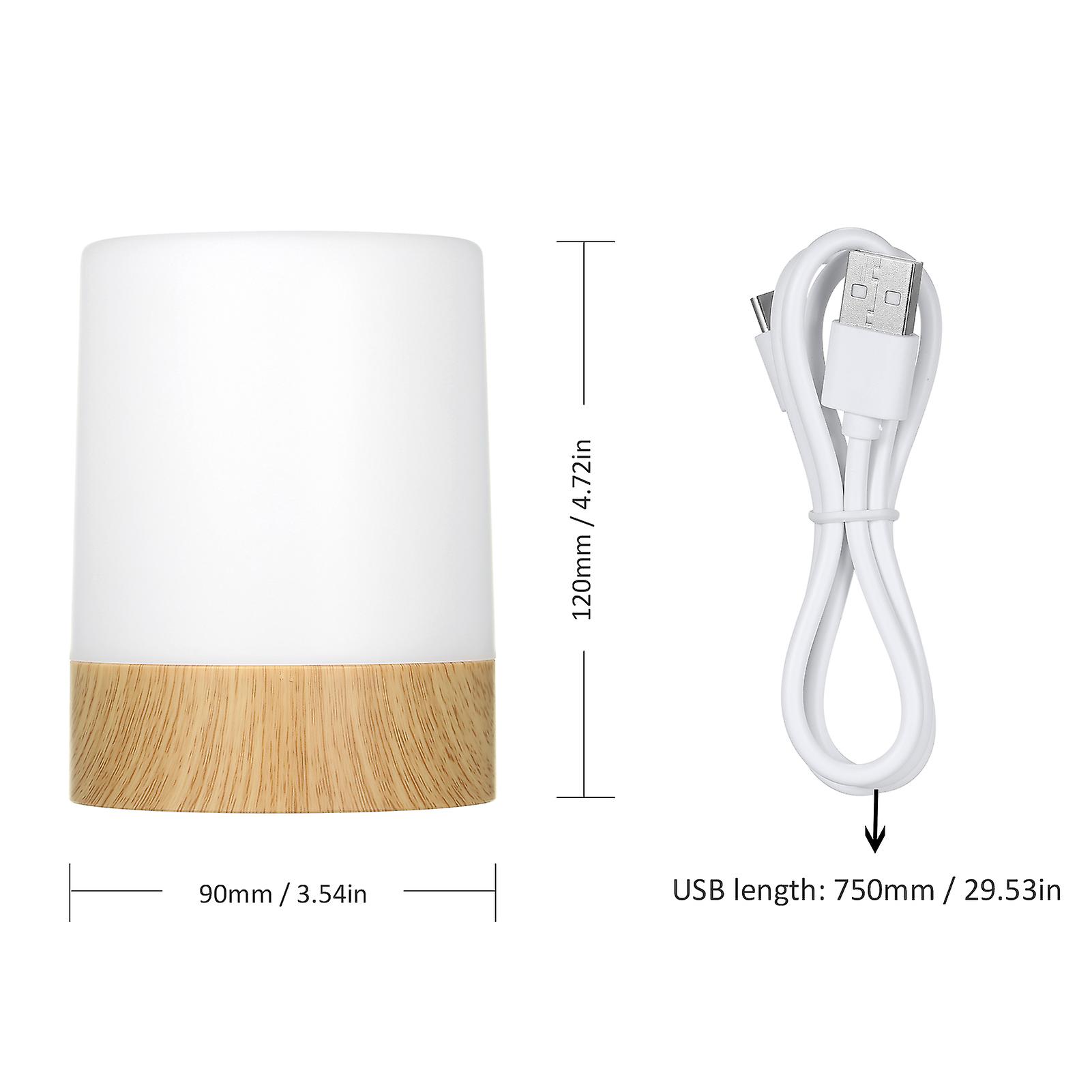 1 Night Lamp 1 Remote Control 1 Usb Cable  White and Silver