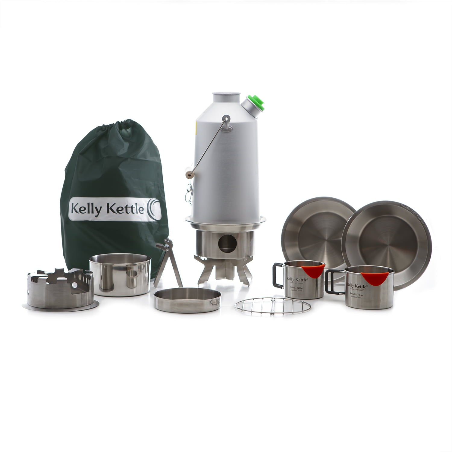 Kelly Kettle Base Camp Ultimate Kit (Large) - Anodized Aluminum