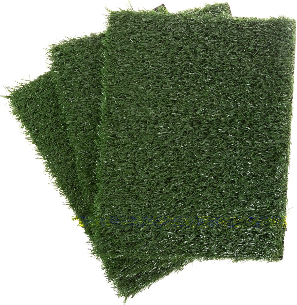 Pet Adobe Artificial Grass Replacement Dog Mat， 3 count