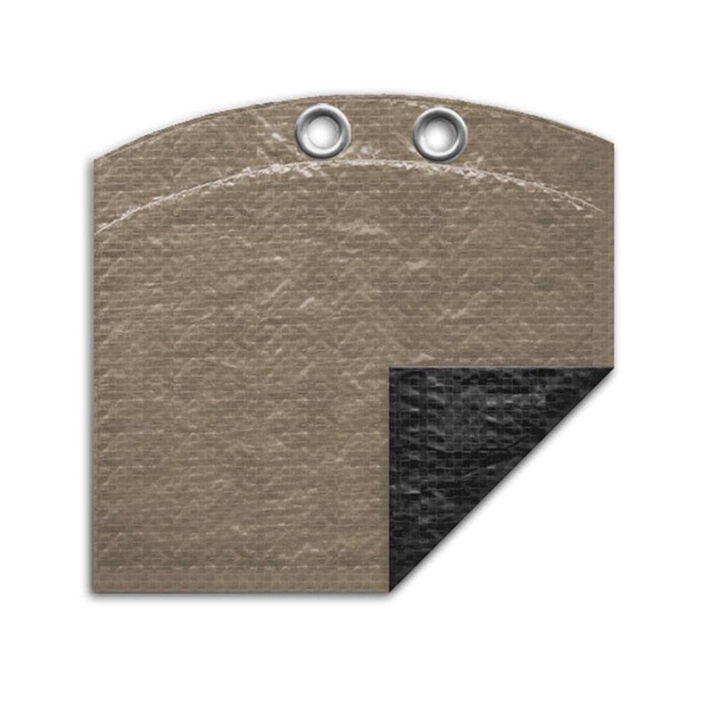 Robelle Defender 28 ft. Round Sand Winter Pool Cover 5728-4-ROB