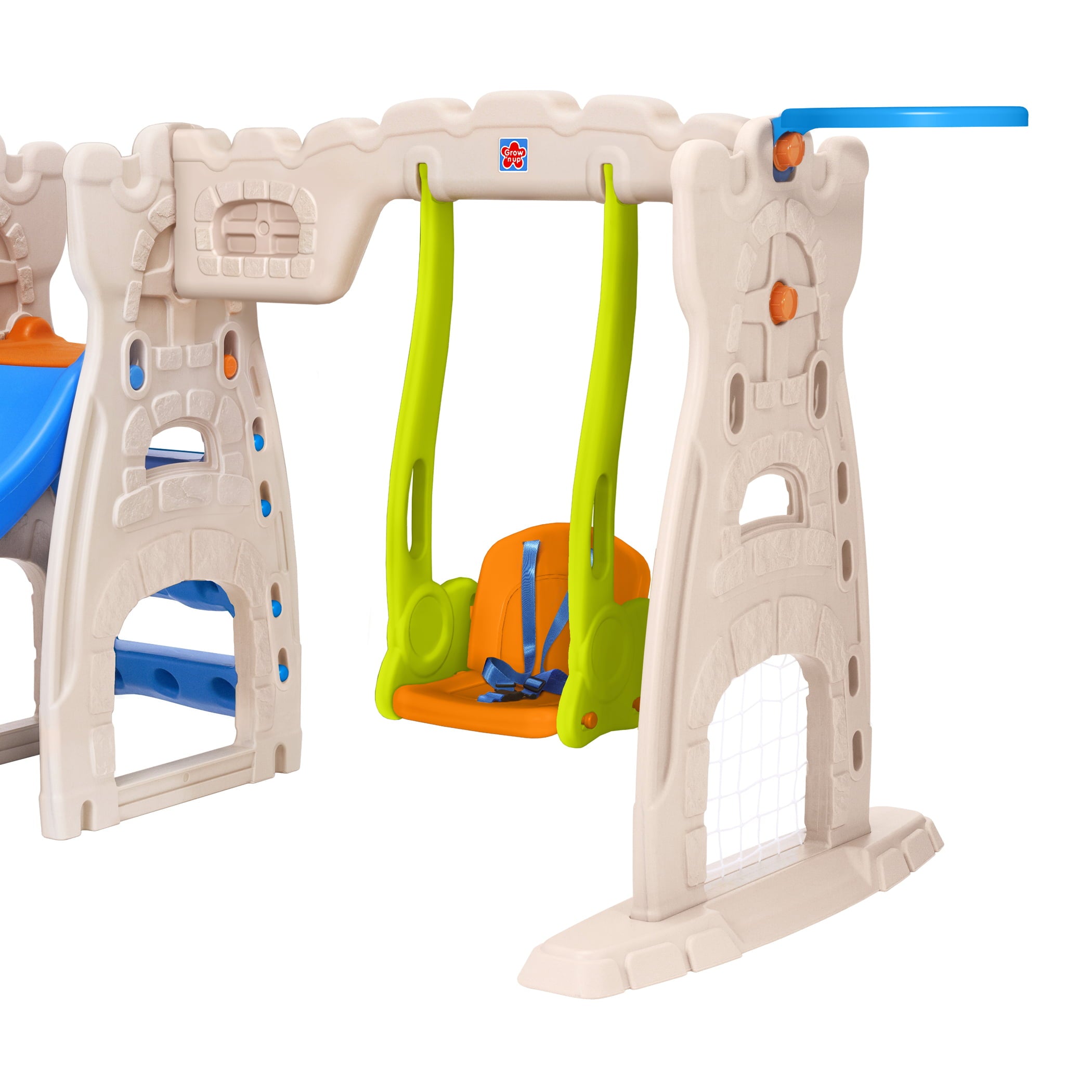 Grow'n up Scramble N Slide Plastic Play Center -Ages 2 Years to 6 Years