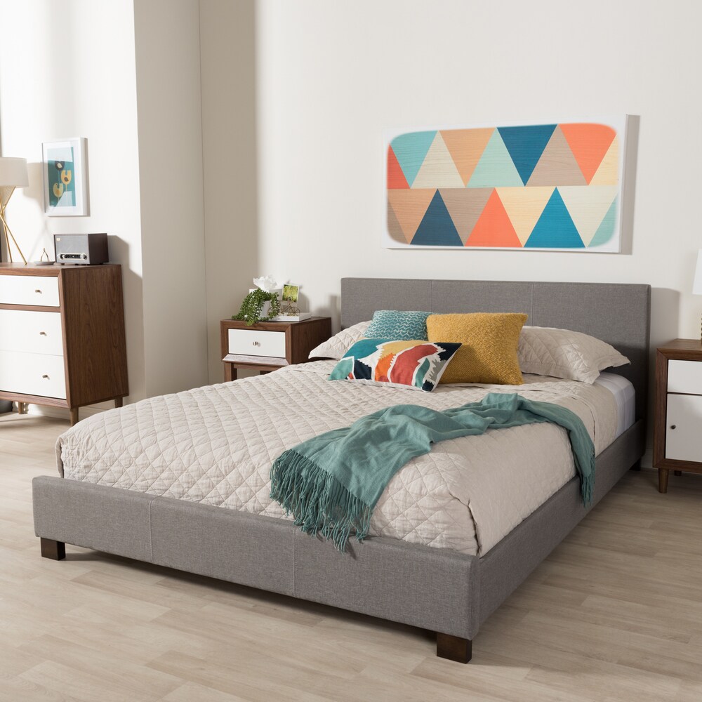 Porch   Den Cordova Contemporary Upholstered Platform Bed