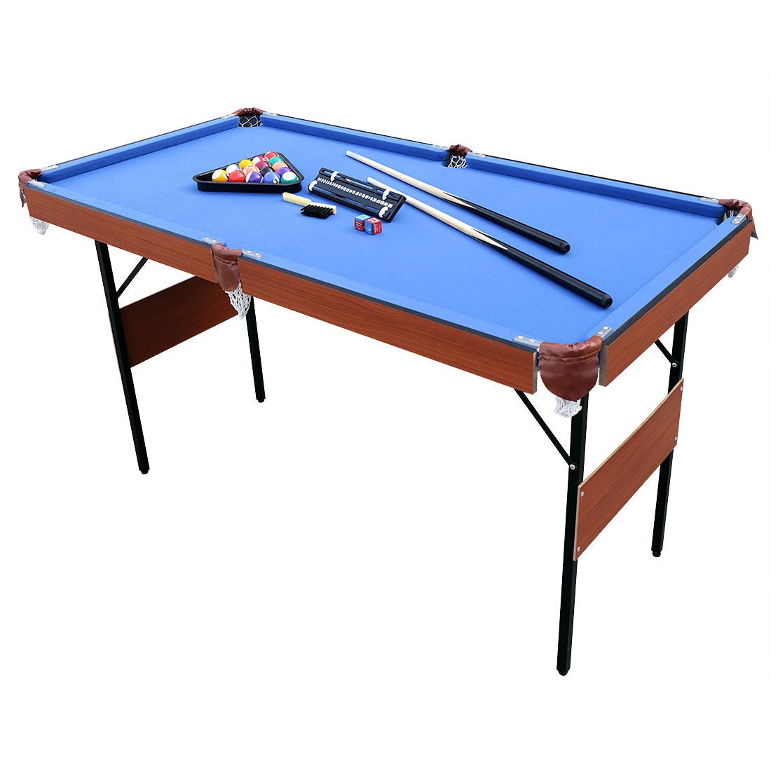 HLC 55 In. Folding Space Saver Pool Billiard Table