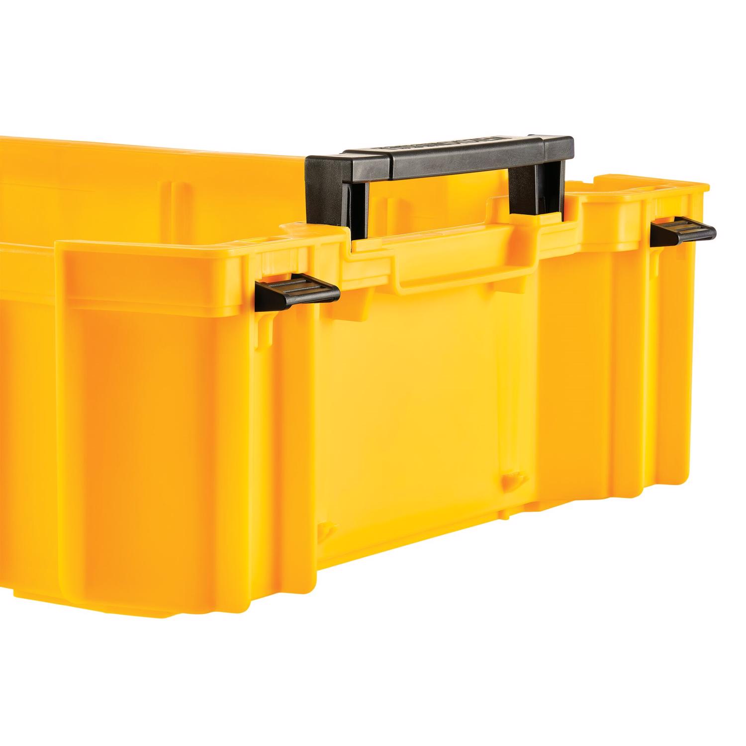 DeWalt ToughSystem 12.05 in. W X 4.5 in. H Deep Tool Tray Polypropylene 1 compartments Black/Yellow