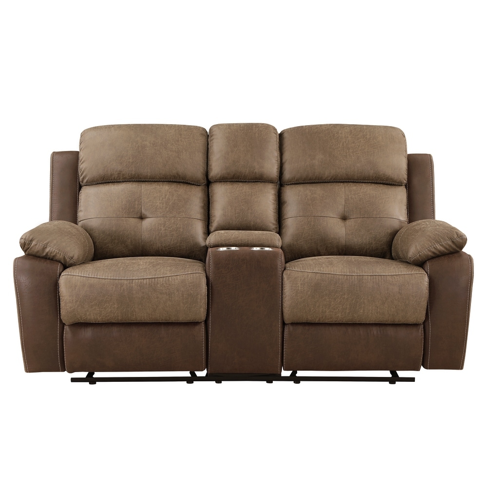 Jonnie 2 Piece Manual Reclining Living Room Sofa Set