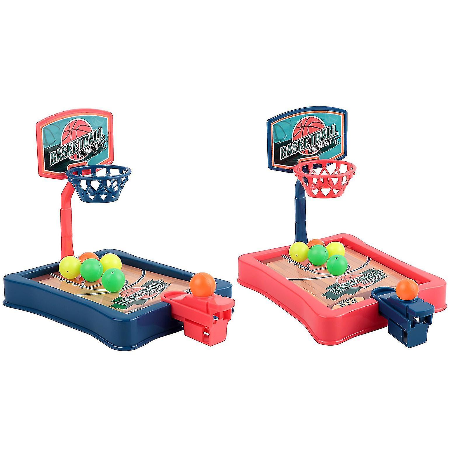 Children's Mini Board Game Finger Shoot Basketball Machine Parent-child 2pcs