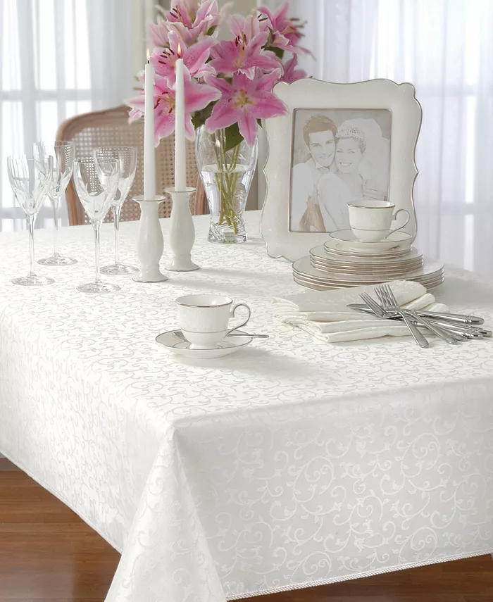 Lenox Opal Innocence Oblong 60 x 120 Tablecloth