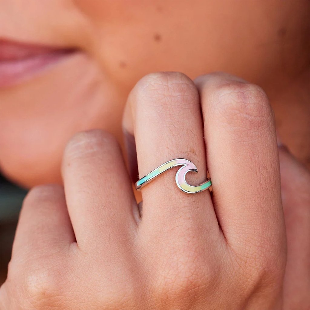 Pura Vida  Tie Dye Wave Ring