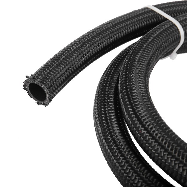 Universal Braided Nylon Stainless Steel Cpe Oil Fuel Gas Line Hose Black