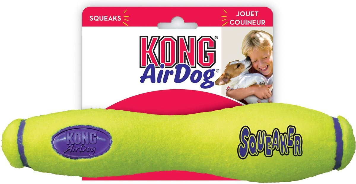 KONG AirDog Squeaker Stick Dog Toy