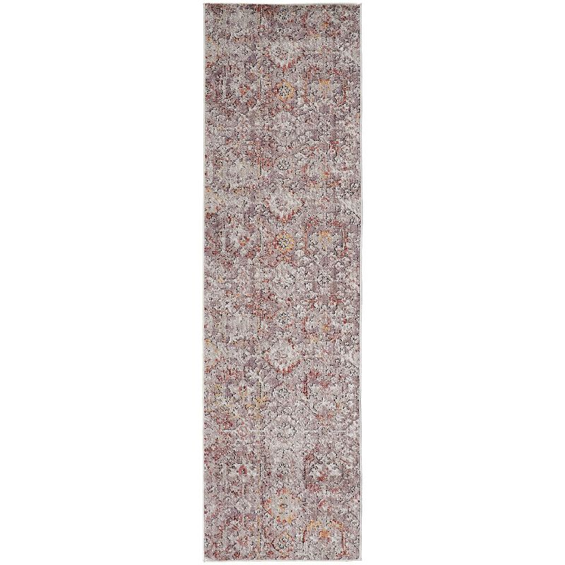 Weave and Wander Matana Pink Ornamental Area Rug