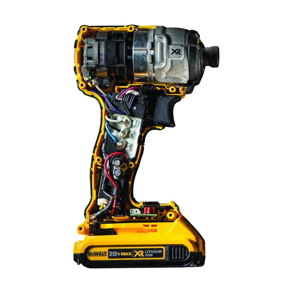 DEWALT 20 V MAX XR Brushless 1/4 In. 3-Speed Impact Driver DCF887D2 from DEWALT