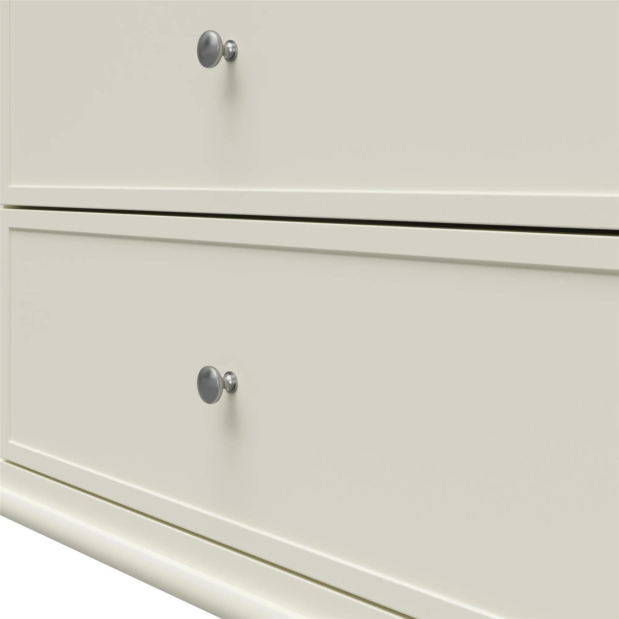 Franklin Transitional Soft White 6-Drawer Dresser