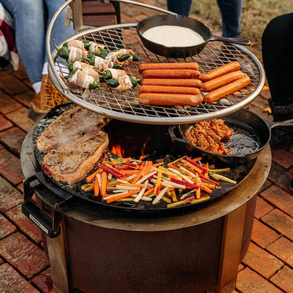 Breeo X Series 24 Smokeless Fire Pit in Corten Steel