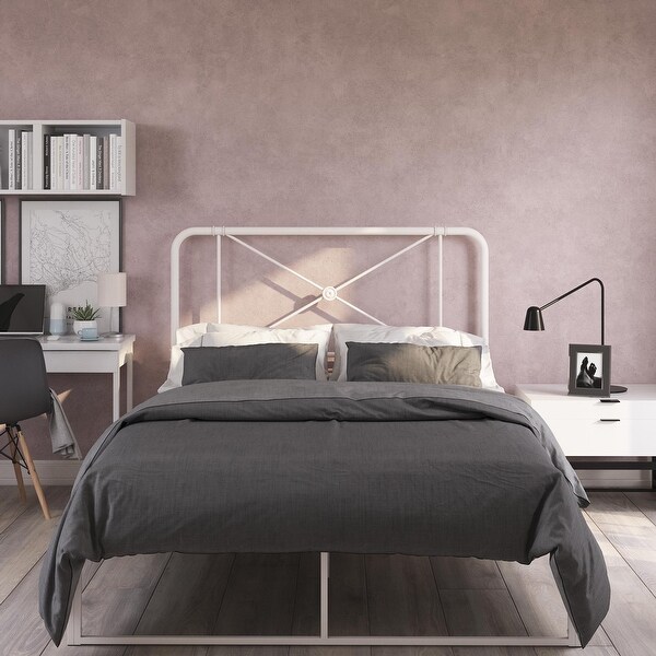 RealRooms Allysa Metal Headboard， Mounting Hardware Included， Steel Construction - - 37849861