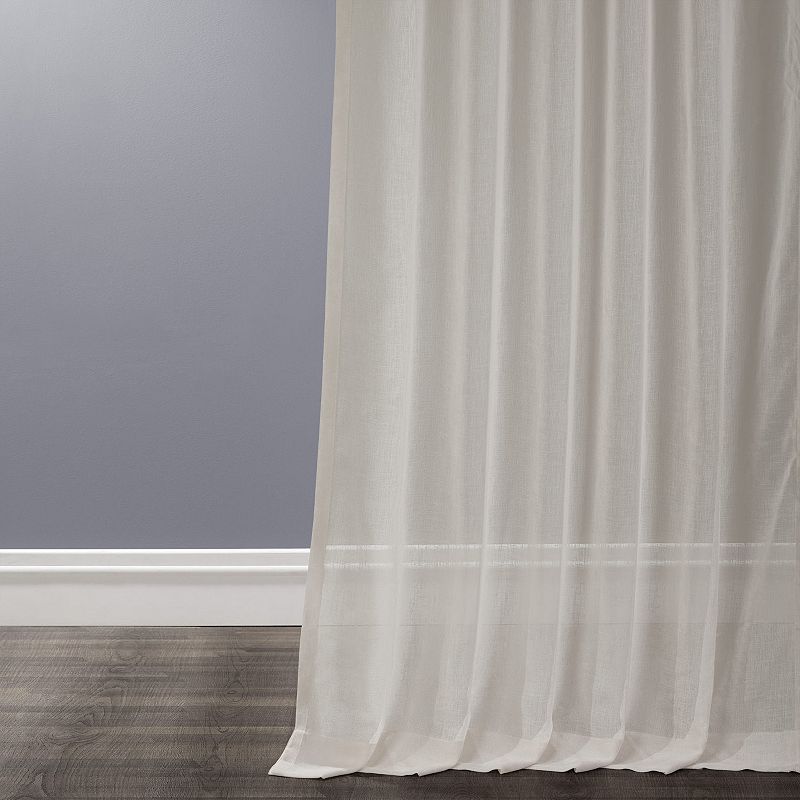 EFF 1-pack Solid Sheer Window Curtain