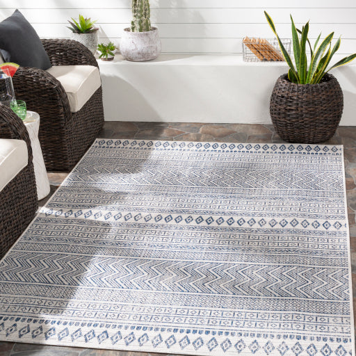 Eagean Indoor/Outdoor Denim Rug