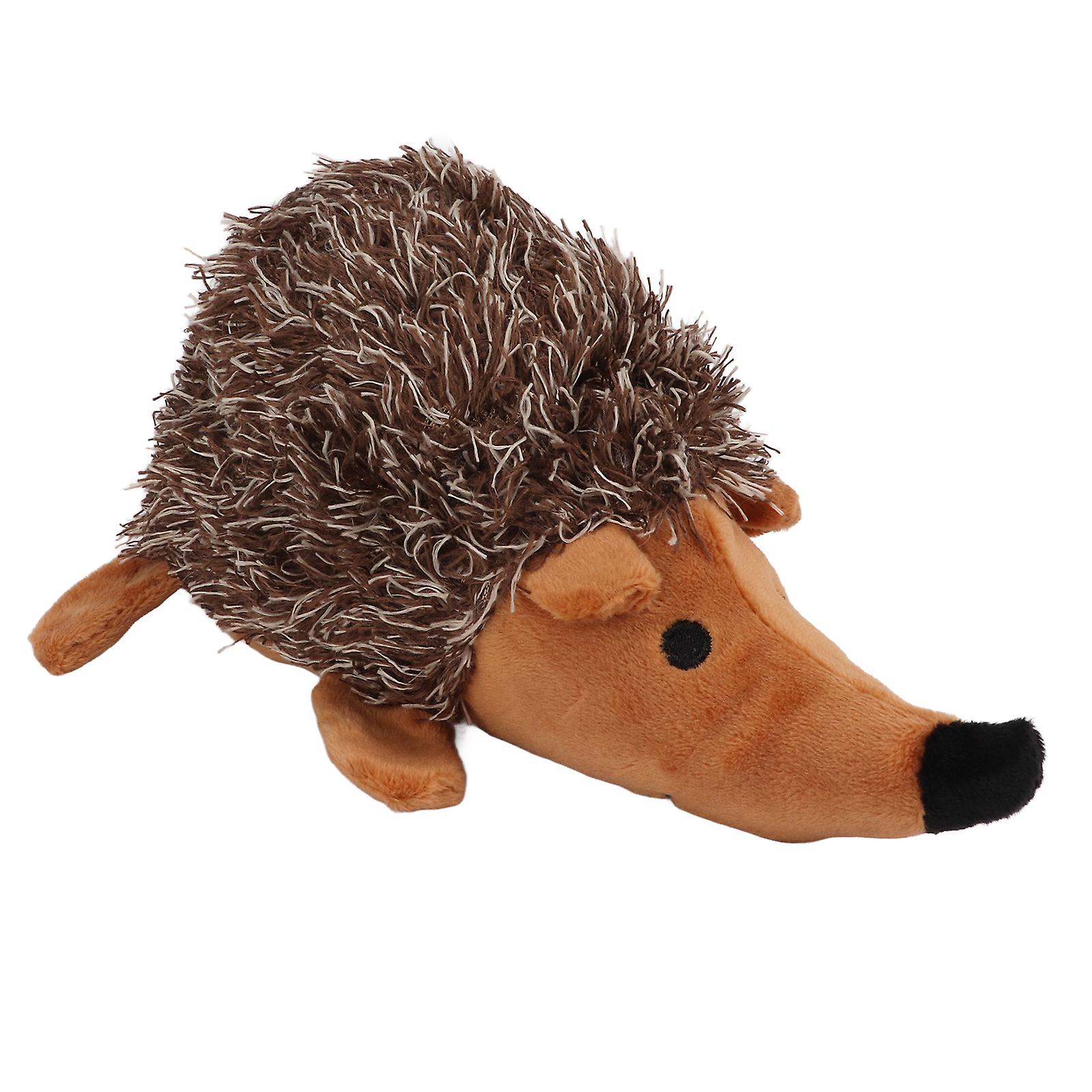 Hedgehog Shape Dog Squeaky Toys Super Soft Plush Bite Resistant Interactive Dog Toys For Chewing Training Playing