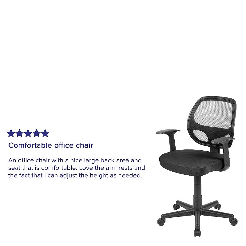 Flash Furniture Mid-Back Mesh Swivel Ergonomic Desk Chair