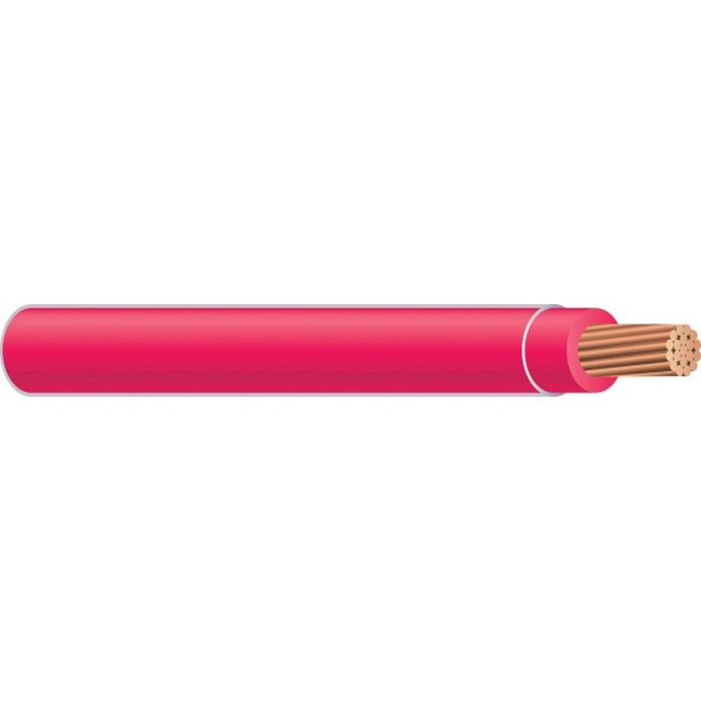 Southwire (By-the-Foot) 4 Red Stranded CU SIMpull THHN Wire 20498299