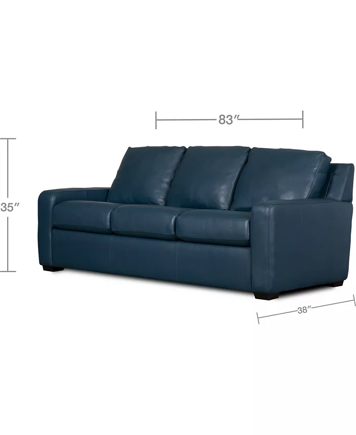 Furniture Lisben II 83 Leather Sofa