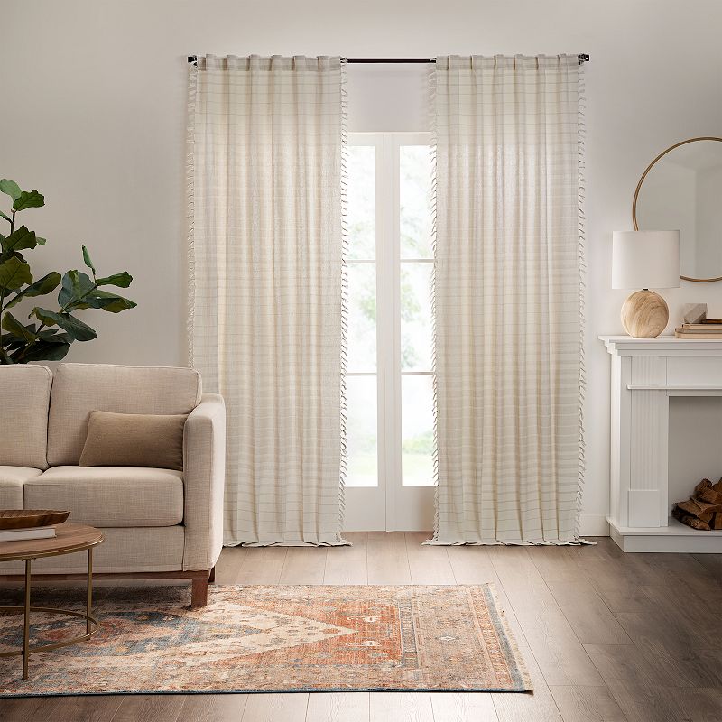 Amari Rod Pocket Light-Filtering Window Curtain