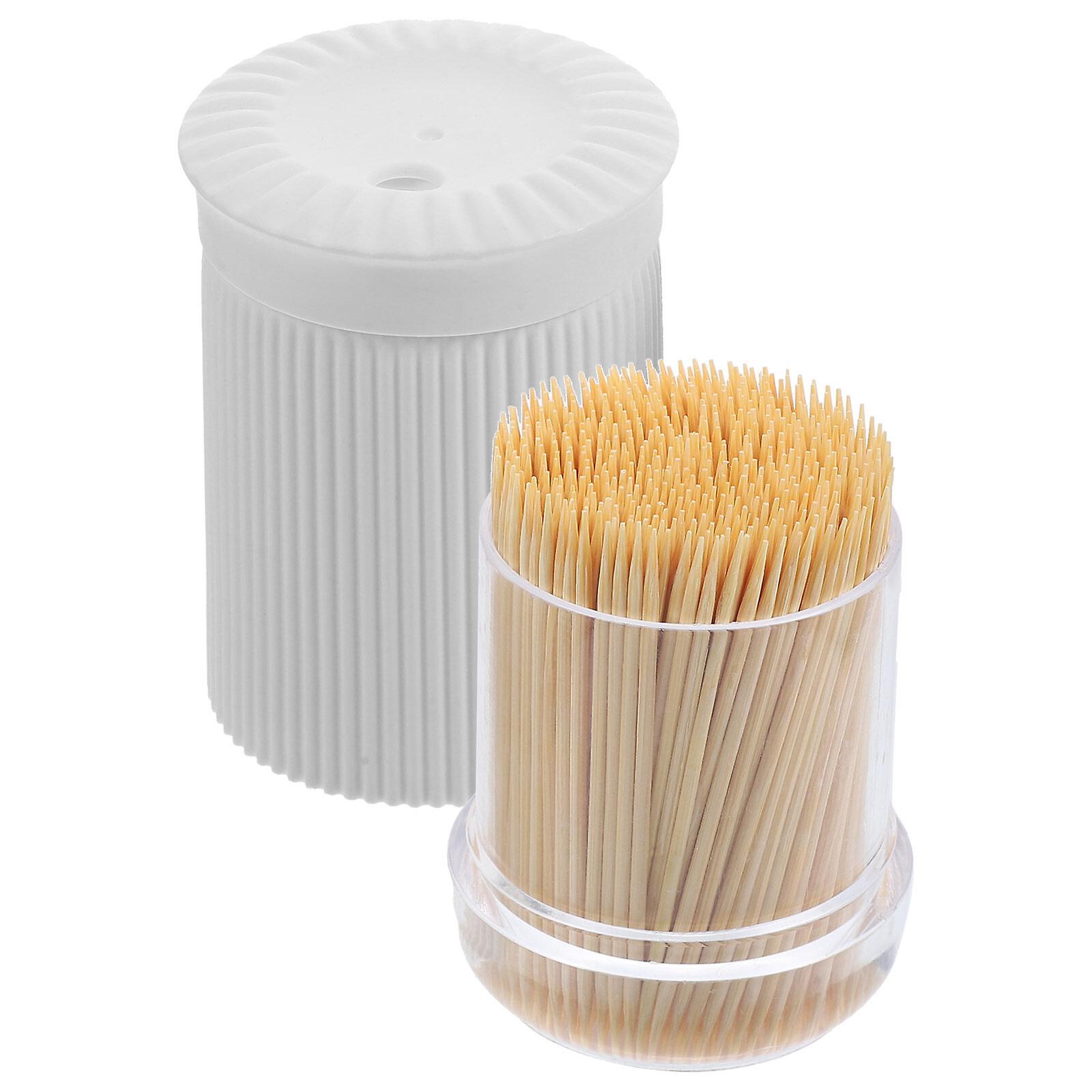 Toothpick Holder Tooth Pick Dispenser Kitchen Restaurant Toothpick Container Rotatable Holder