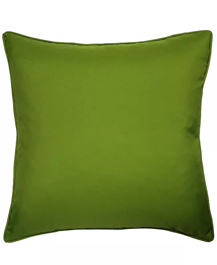 Edie@Home NYBG Indoor， Outdoor Monstera Leaf Print Decorative Pillow， 20 x 20