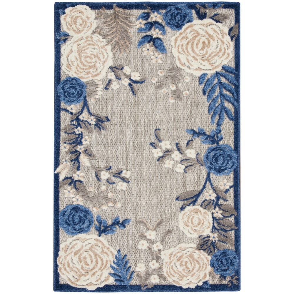 Nourison Aloha Indoor/Outdoor Floral Area Rug