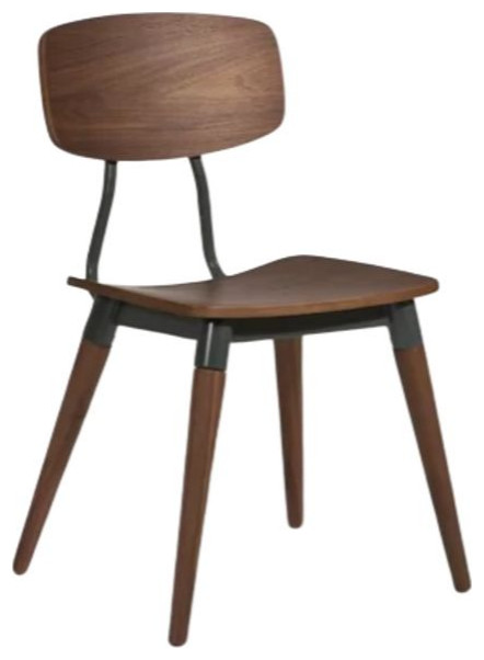 Calder Dining Wood Chair   Midcentury   Dining Chairs   by HomeCraftDecor  Houzz