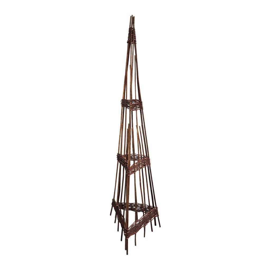 MGP 72 in. Willow Obelisk Trellis WFO-72