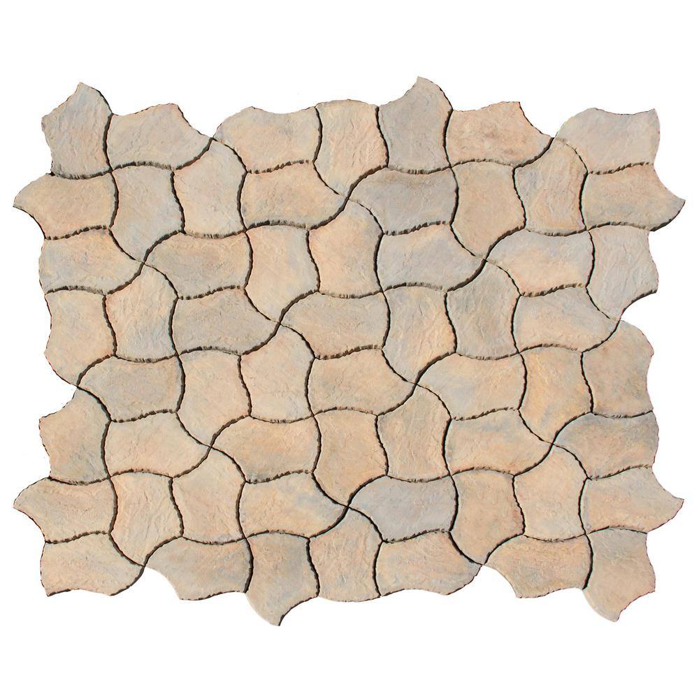 Nantucket Pavers Berkshire 13 in. x 19 in. Tan Variegated Irregular Paver Kit (60-Pieces per Pallet) 21904