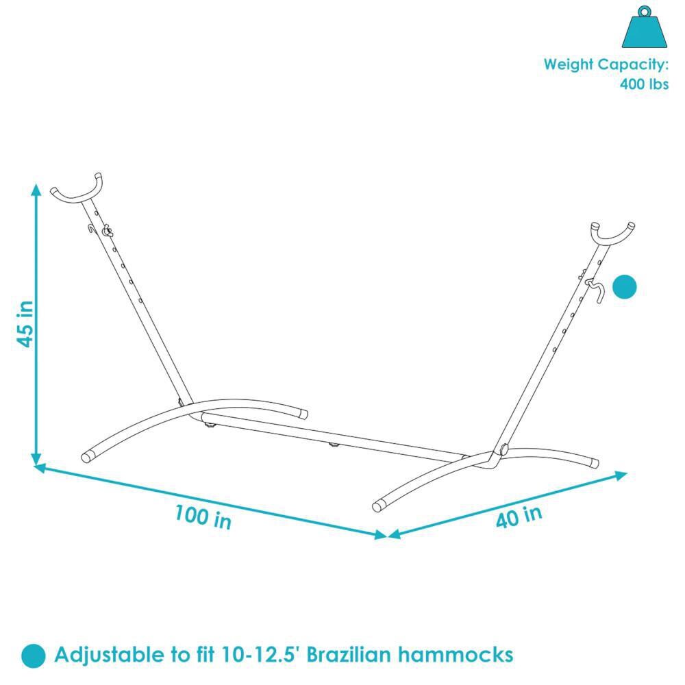Ultimate Patio Brazilian Portable Hammock Stand w/ Carrying Case