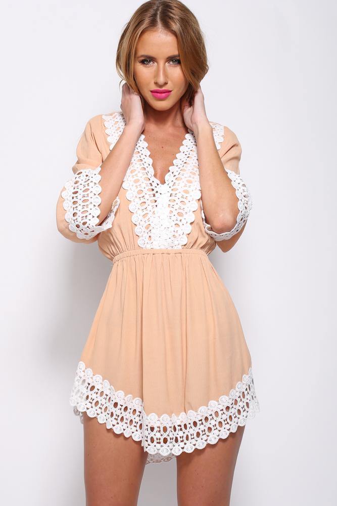 Love In My Veins Dress Caramel