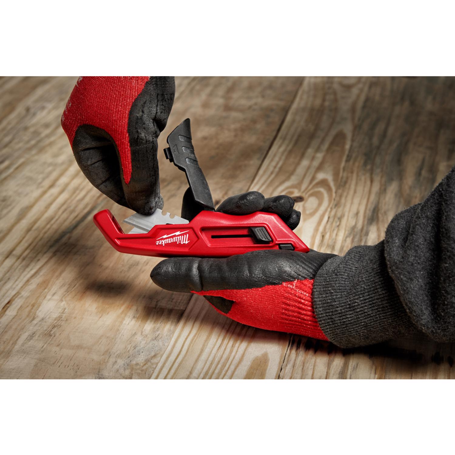 MW 6.74 in. Side Slide Utility Knife Red 1 pc