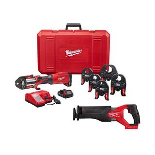 MW M18 18-Volt Lithium-Ion Brushless Force Logic Press Tool Kit WM18 FUEL SAWZALL wONE-KEY (2-Tool) 2922-22-2822-20