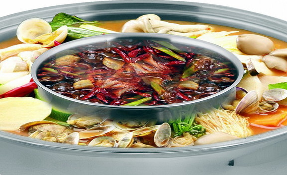 SPT SS 303 Electric Shabu Shabu Pot (2 compartment...