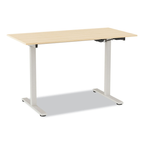 Union and Scale Essentials Electric Sit-Stand Two-Column Workstation， 47.2