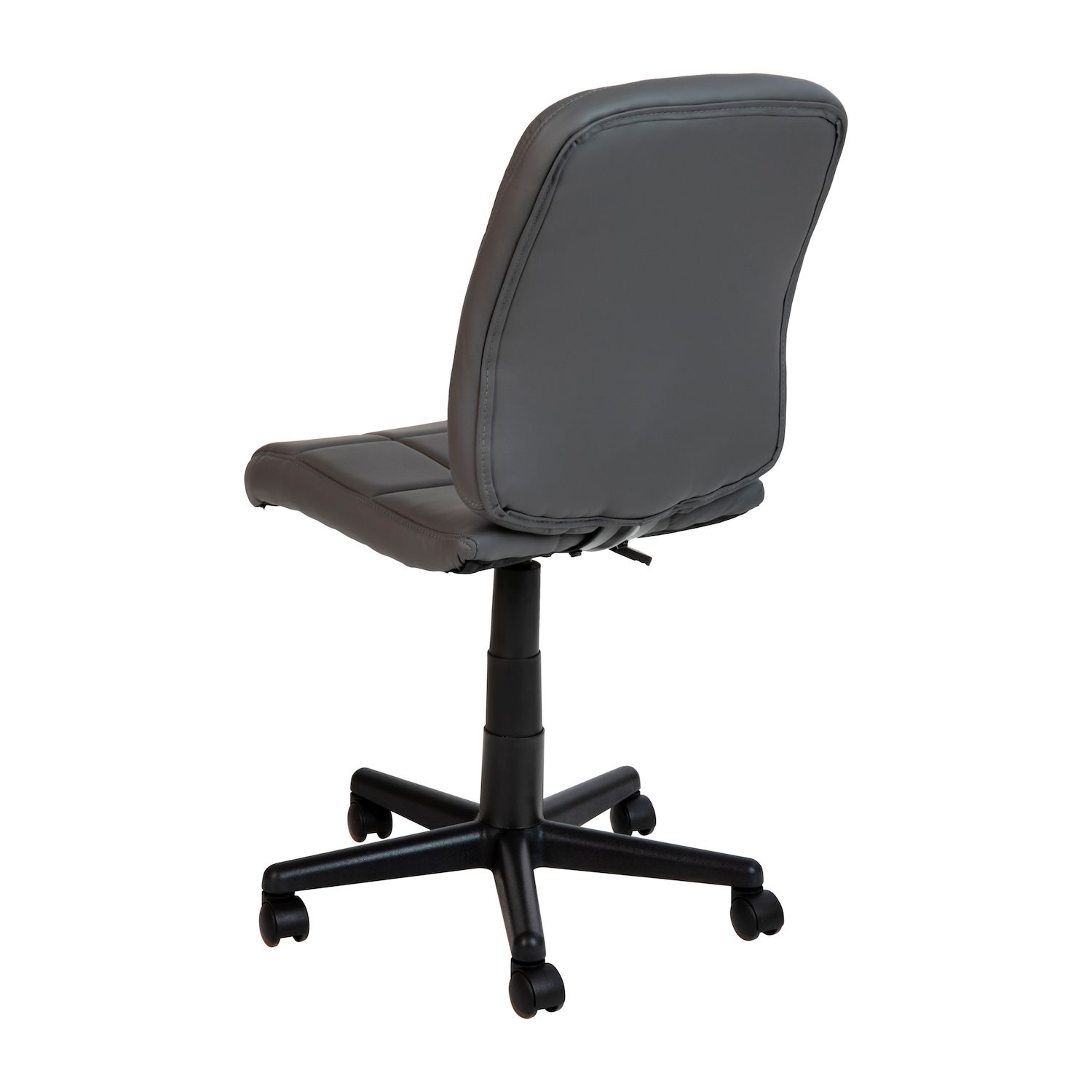 Emma and Oliver Mid-Back Green Quilted Vinyl Swivel Task Office Chair