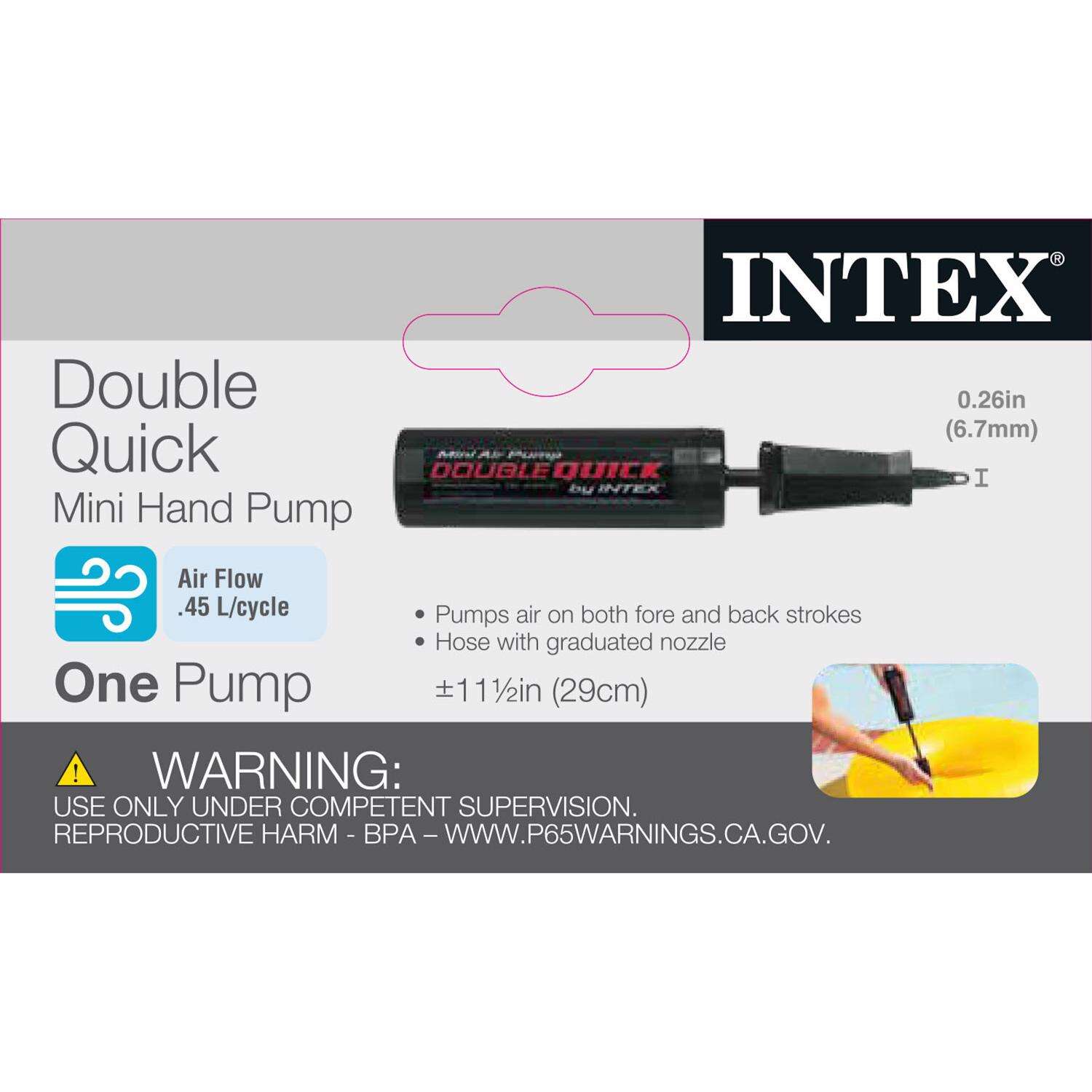 Intex Air Pump 16 in. H X 5 in. W X 2 in. L